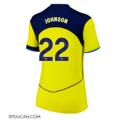 Zenski Nogometni Dres Tottenham Hotspur Brennan Johnson #22 Rezervni 2025-26 Kratak Rukav Zenski Nogometni Dres Tottenham Hotspur Brennan Johnson #22 Rezervni 2025-26 Kratak Rukav